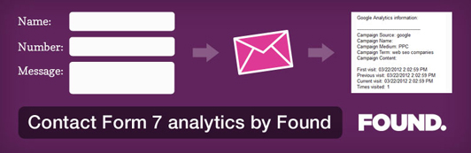 Wordpress Plugin - Contact Form 7 analytics by Found Wordpress Plugin - Contact Form 7 analytics by Found
