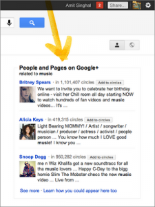 Google Plus People and Pages