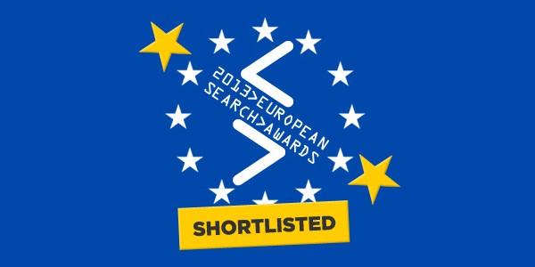 Found shortlisted for innovation at 2013 European Search Awards