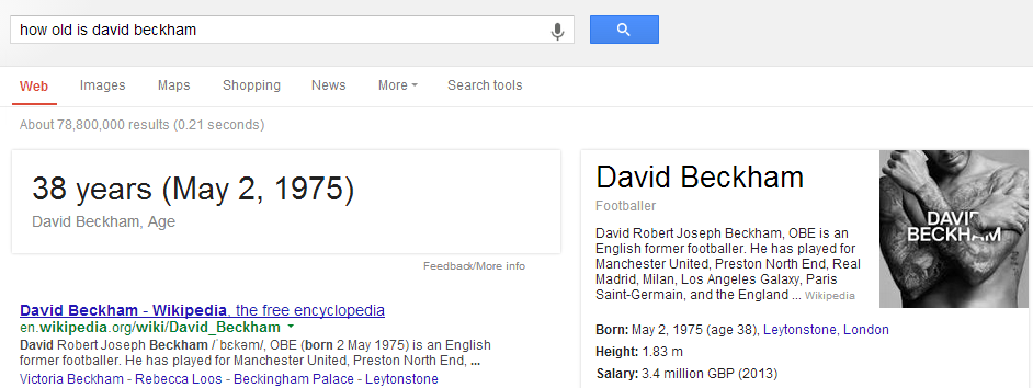 How old is David Beckham