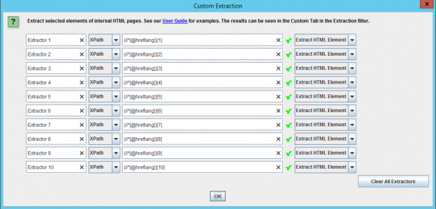 hreflang extractor