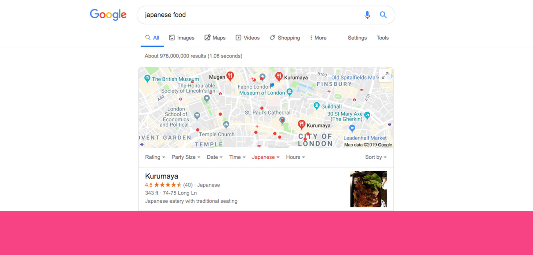 Google Map pack